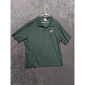 Core 365 Mountain Dew Polo Shirt Mens 2XL Green Short Sleeve Pique Performance